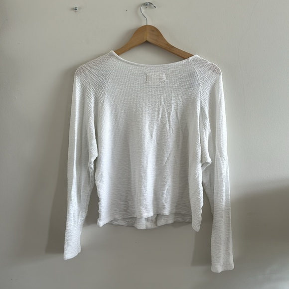 Anthropologie White Long Sleeve Size Small - Picture 5 of 5